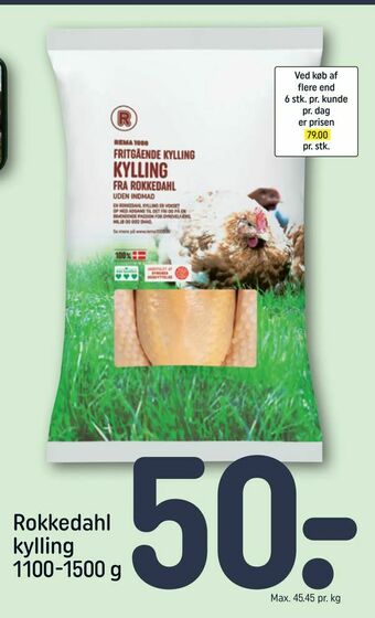 REMA 1000 Rokkedahl kylling tilbud