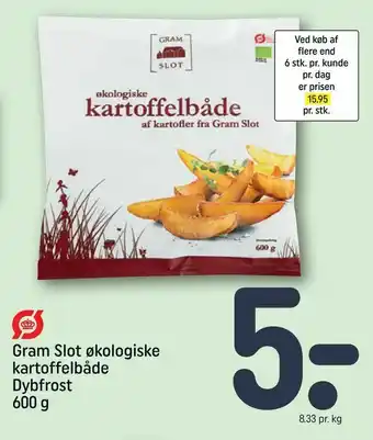 REMA 1000 Gram Slot økologiske kartoffelbåde tilbud