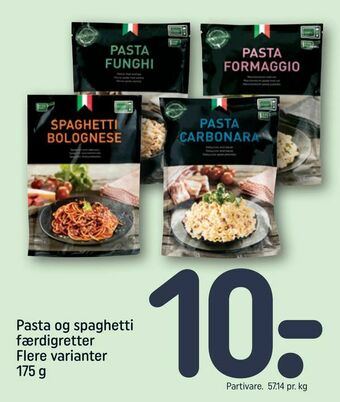 REMA 1000 Pasta og spaghetti færdigretter tilbud