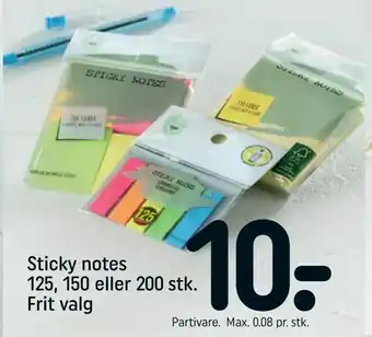 Sticky notes