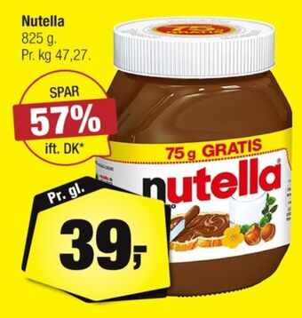 Calle Nutella smørepålæg tilbud