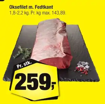 Calle Ukendt oksefilet tilbud