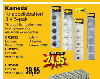 Harald Nyborg Knapcellebatteri tilbud