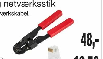 Harald Nyborg Crimptang og netværksstik tilbud