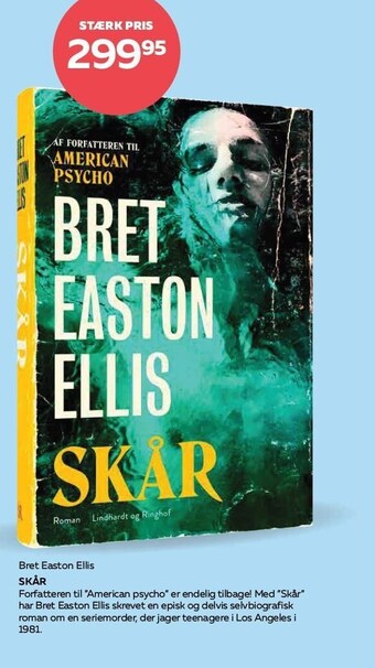 Bog & idé Bret easton ellis skår tilbud
