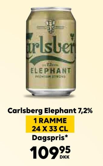 BorderShop Carlsberg elephant 7,2% tilbud