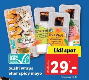 Sushi wraps eller spicy mayo