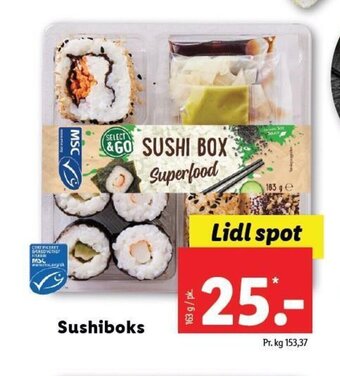 Lidl Sushiboks tilbud