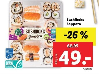 Lidl Sushiboks Sapporo tilbud