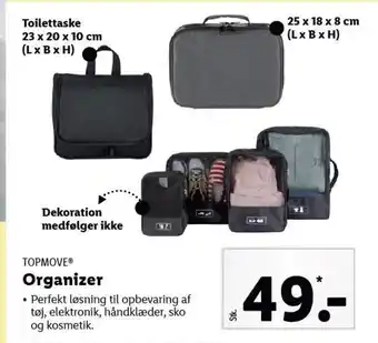 Lidl TOPMOVEⓇ Organizer tilbud