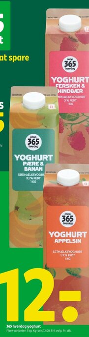 Coop 365 365 hverdag yoghurt tilbud