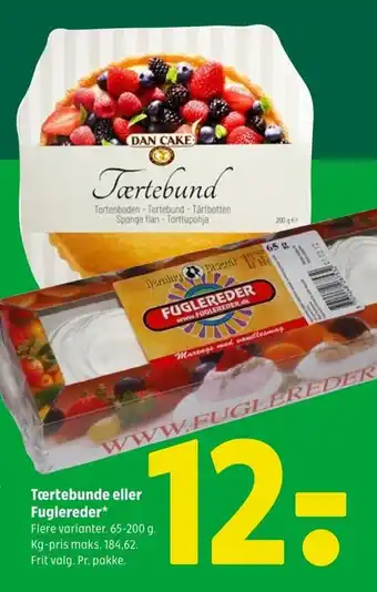 Tærtebunde eller Fuglereder