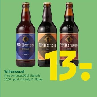 Coop 365 Willemoes øl tilbud