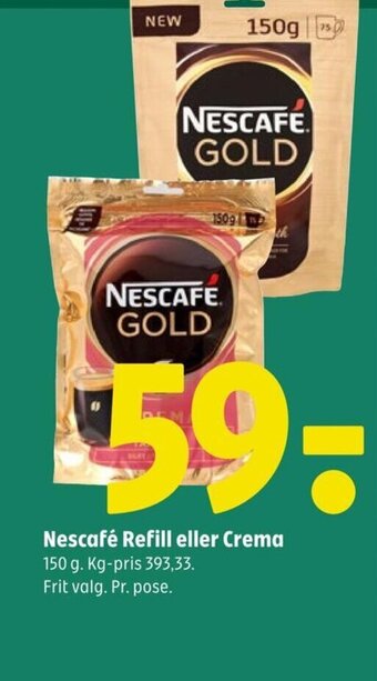 Coop 365 Nescafé Refill eller Crema tilbud