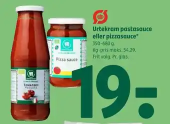 Coop 365 Urtekram pastasauce eller pizzasauce tilbud
