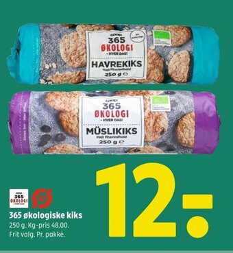 Coop 365 365 økologiske kiks tilbud