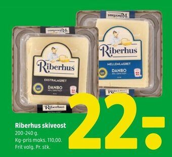 Coop 365 Riberhus skiveost tilbud