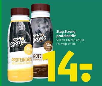 Coop 365 Stay Strong proteindrik tilbud