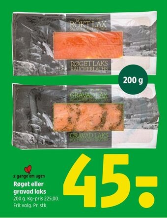 Coop 365 Røget eller gravad laks tilbud