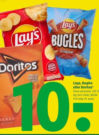 Coop 365 Lays, Bugles eller Doritos tilbud