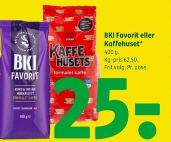 Coop 365 BKI Favorit eller Kaffehuset tilbud