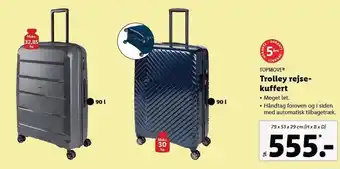 Lidl Topmove trolley rejsekuffert tilbud