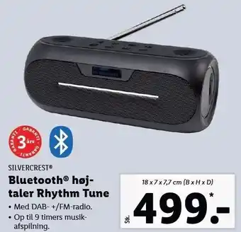 Lidl Silvercrest bluetooth højtaler rhythm tune tilbud