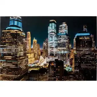 Skyline night, glas galleri