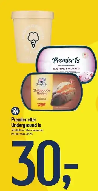 Føtex Premier el. underground is tilbud