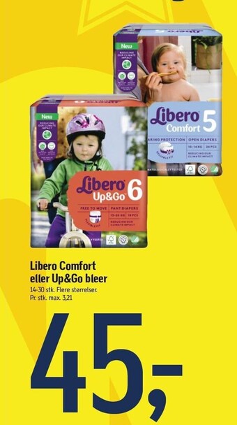 Føtex Libero comfort el. up&go bleer tilbud