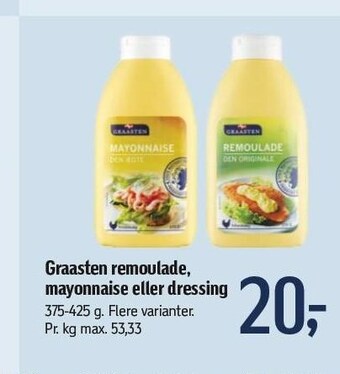 Føtex Graasten remoulade, mayonnaise el. dressing tilbud