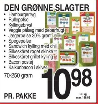 ABC Lavpris DEN GRØNNE SLAGTER tilbud