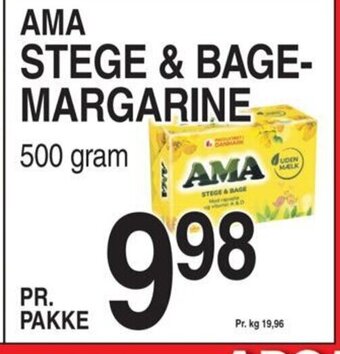 ABC Lavpris AMA STEGE & BAGE-MARGARINE tilbud