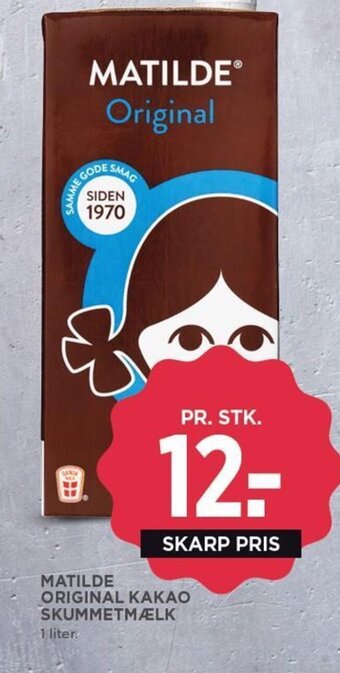 MENY MATILDE ORIGINAL KAKAO SKUMMETMÆLK tilbud