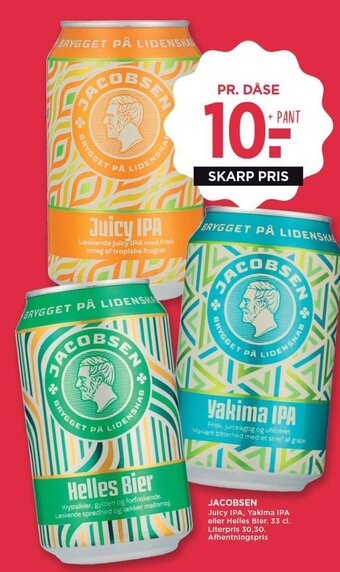MENY JACOBSEN tilbud