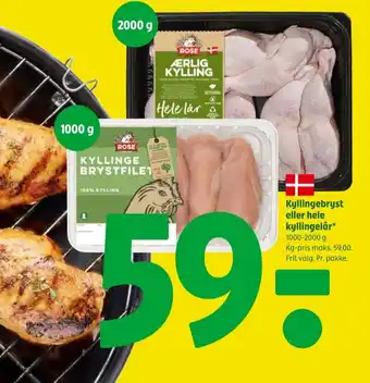 Coop 365 Rose kyllingebrystfilet tilbud
