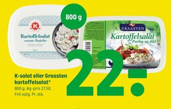 Coop 365 K-salat kartoffelsalat tilbud