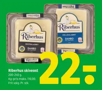 Coop 365 Riberhus skiveost ekstralagret tilbud