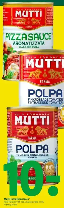 Coop 365 Mutti tomater tilbud