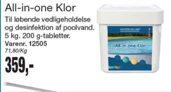 Harald Nyborg Waterhouse klortabletter tilbud