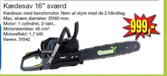 Harald Nyborg Grouw kædesav tilbud