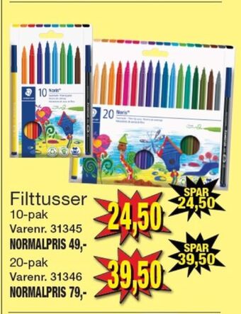 Harald Nyborg Staedtler tusser tilbud