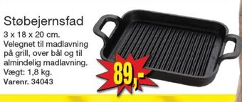 Harald Nyborg Baker grill støbejernsfad tilbud