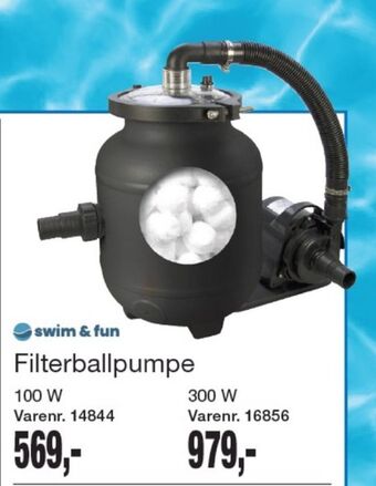 Swim & fun filtersystem