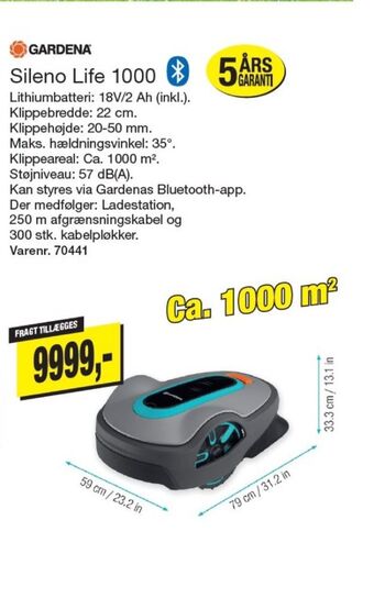 Harald Nyborg Gardena robotplæneklipper tilbud