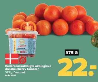 Netto Pedersens udvalgte økologiske danske cherry tomater tilbud