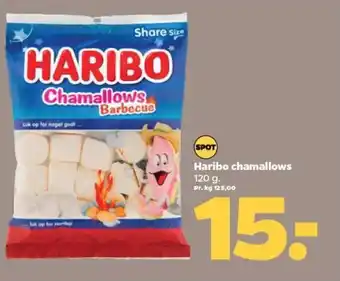 Netto Haribo chamallows 120 g. tilbud