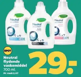Netto Neutral flydende vaskemiddel tilbud