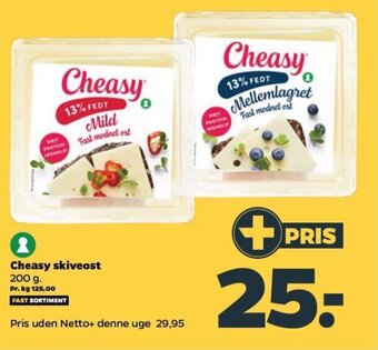 Netto Cheasy skiveost tilbud