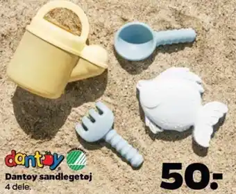 Dantoy sandlegetøj 4 dele.
